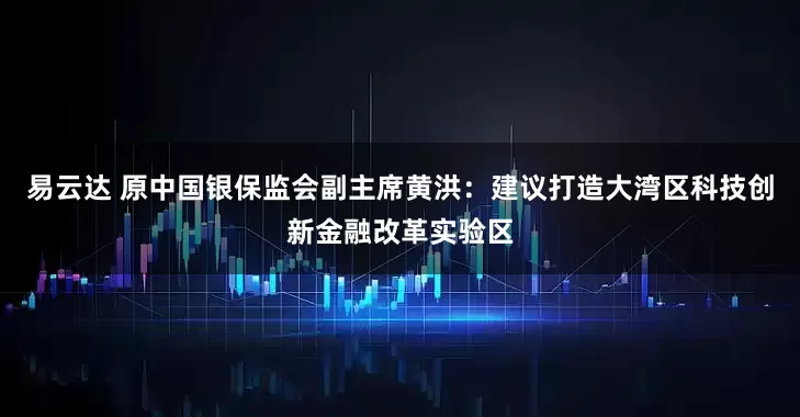 易云达 原中国银保监会副主席黄洪：建议打造大湾区科技创新金融改革实验区